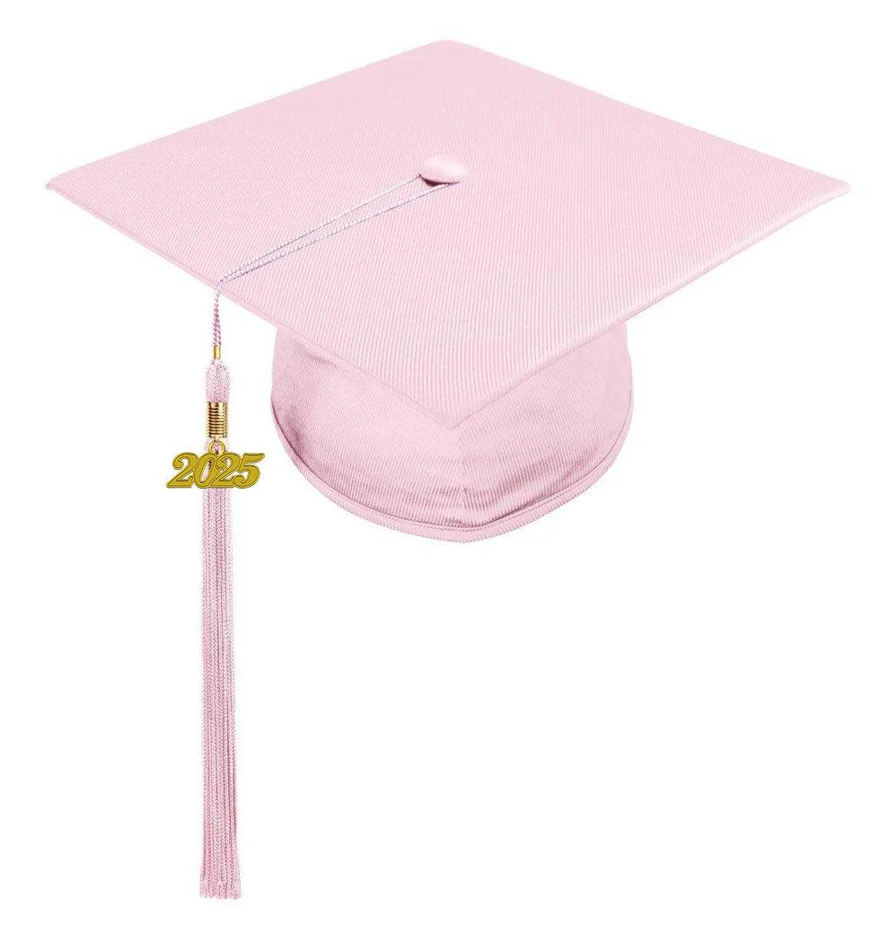 Shiny Pink Kindergarten/Preschool Cap & Tassel - Graduation Gown and Cap