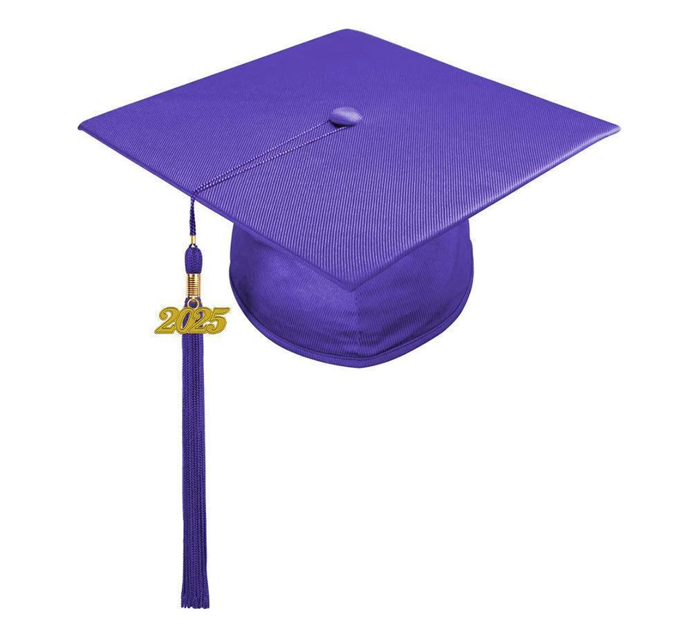 12 Shiny Junior High & Middle School Cap & Tassel - Graduation Gown and Cap