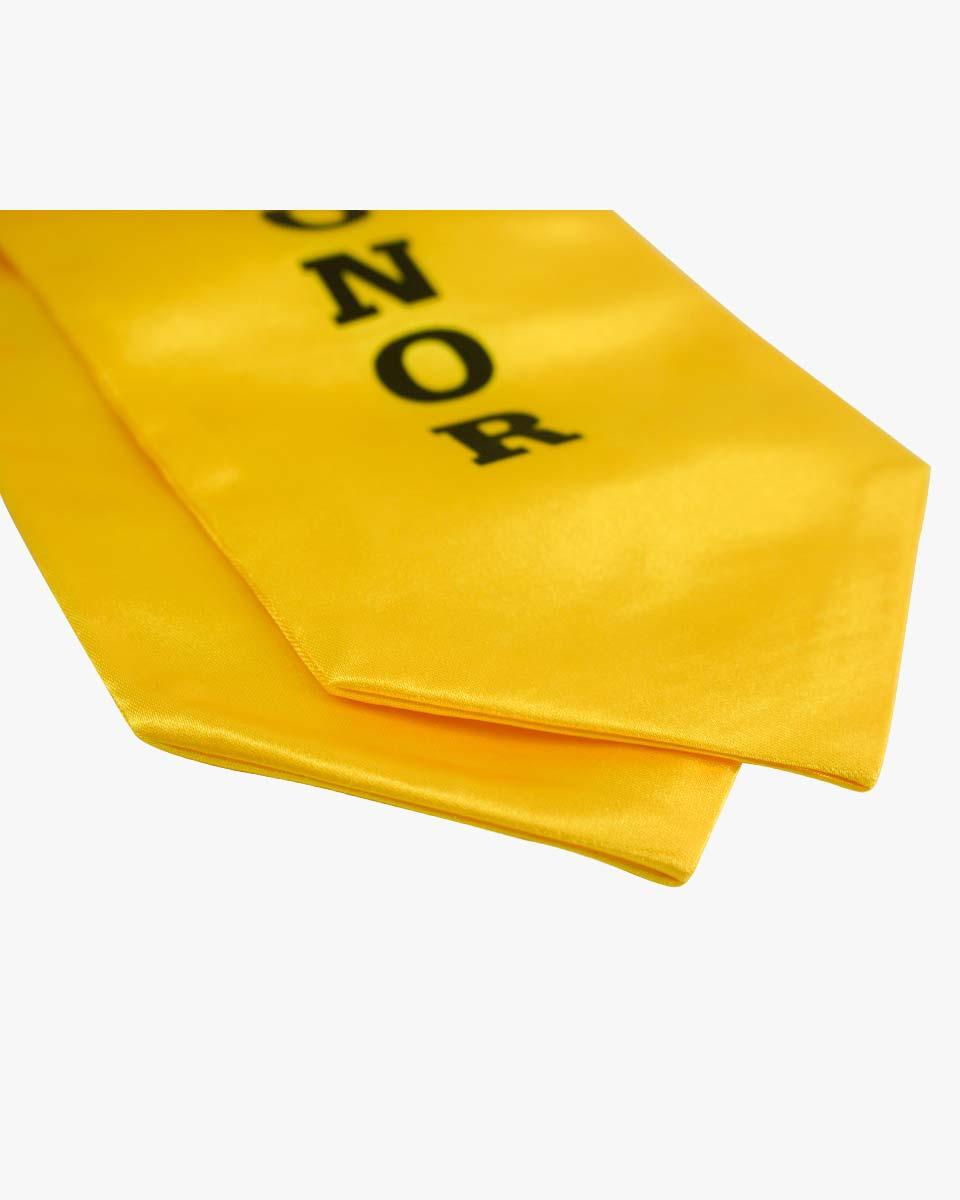 Gold Imprinted stole - 4 Styles Availble - Graduation Gown and Cap