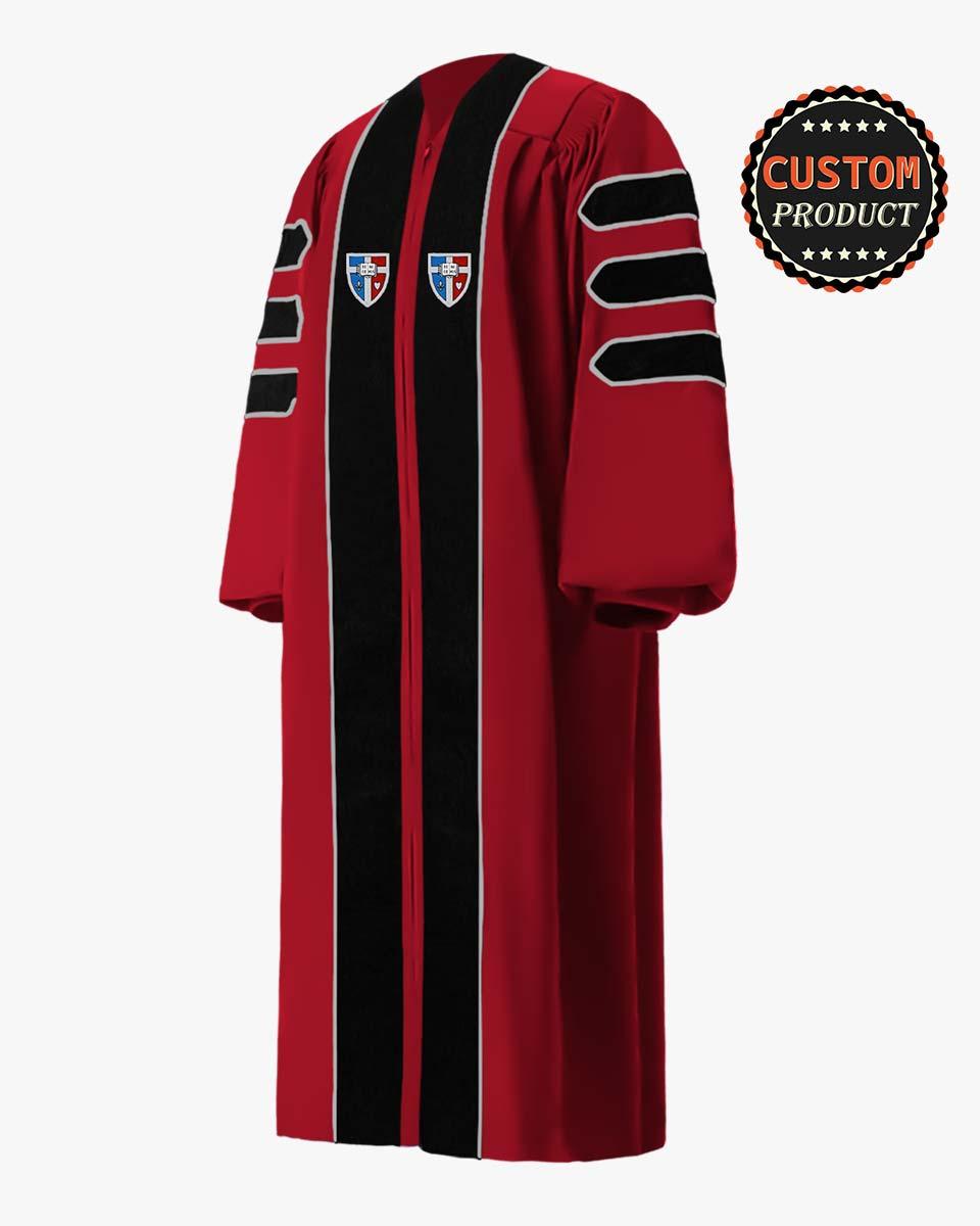 Saint John's University Doctoral Regalia - Graduation Gown and Cap