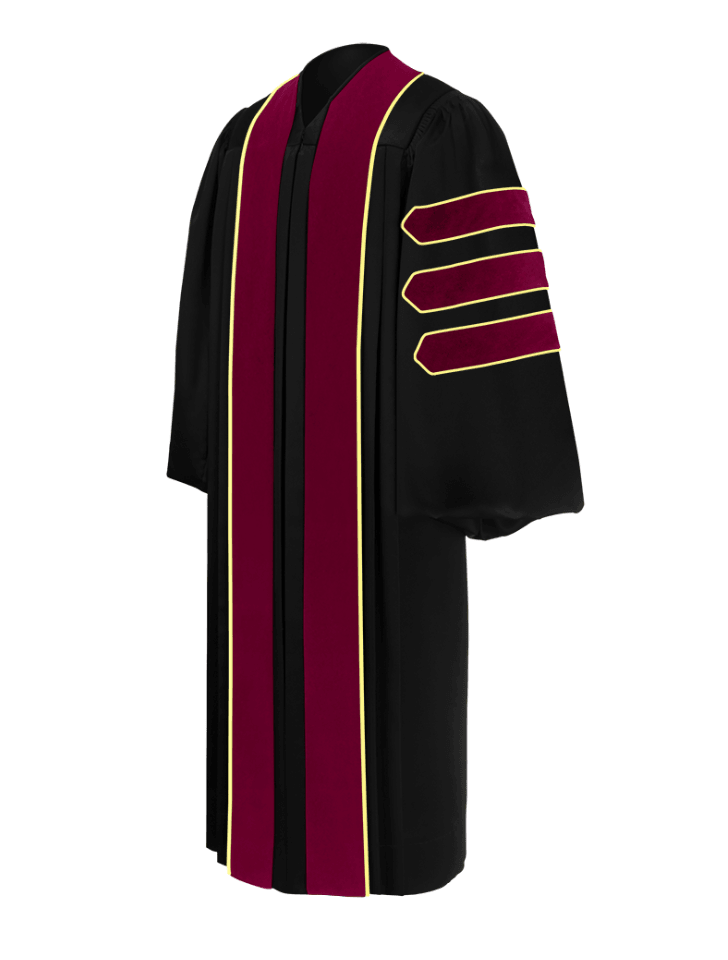 Doctor of Communication & Journalism Doctoral Gown - Academic Regalia - Graduation Gown and Cap