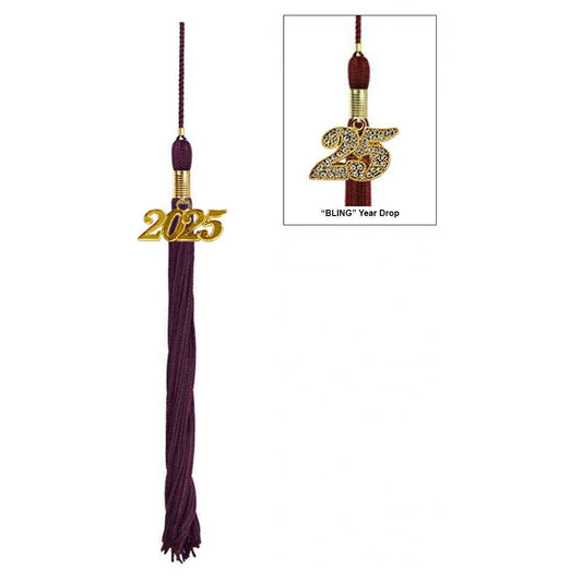 Matte Maroon Elementary Cap & Tassel - Graduation Gown and Cap