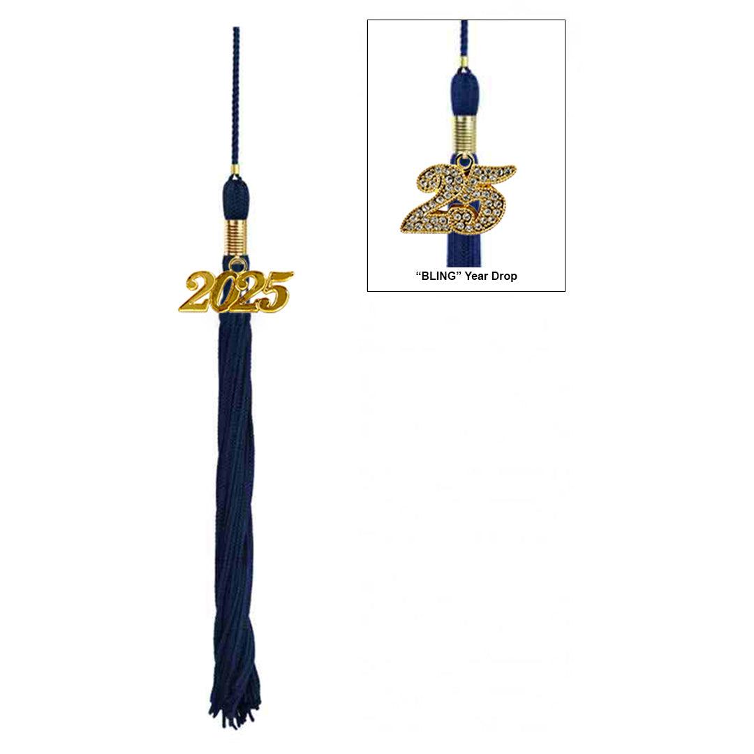Matte Navy Blue High School Cap & Gown - Graduation Gown and Cap