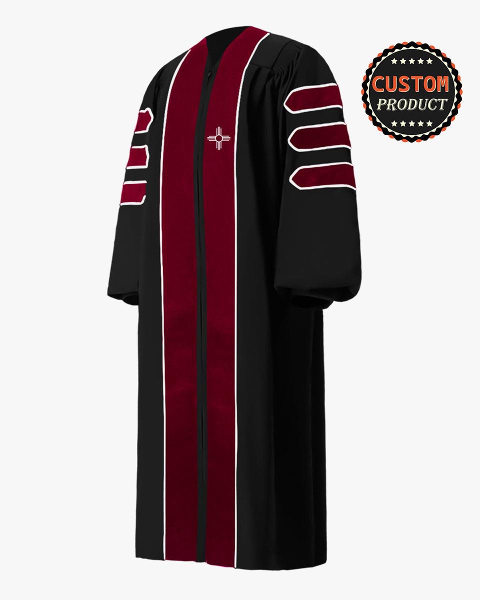The University of New Mexico Doctoral Regalia - Graduation Gown and Cap