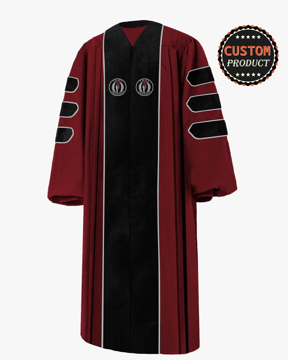 Troy University Doctoral Regalia - Graduation Gown and Cap