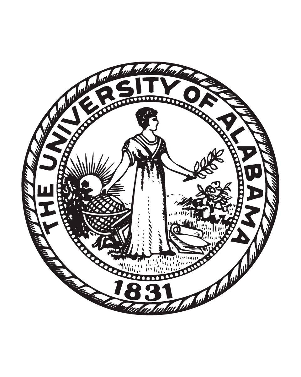 University of Alabama Tuscaloosa Doctoral Regalia - Graduation Gown and Cap