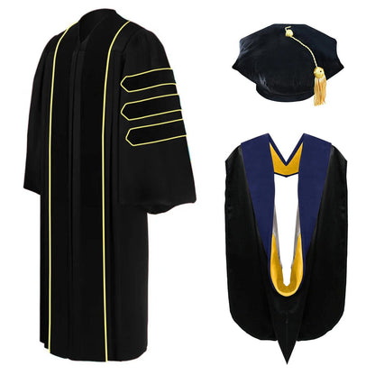 Doctoral Regalia Package for Colorado Boulder Graduation - Graduation Gown and Cap