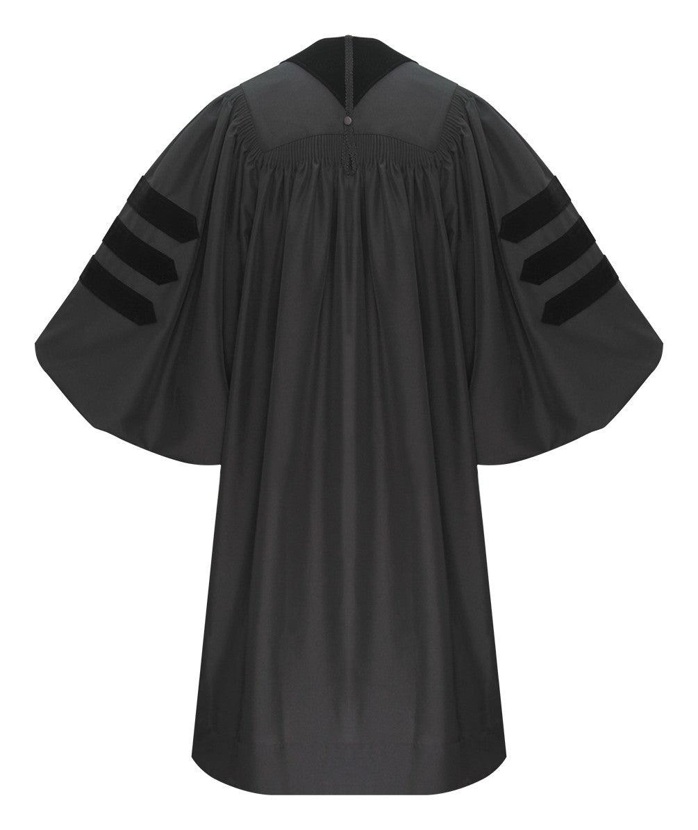 Deluxe Doctorate Gown - Graduation Gown and Cap