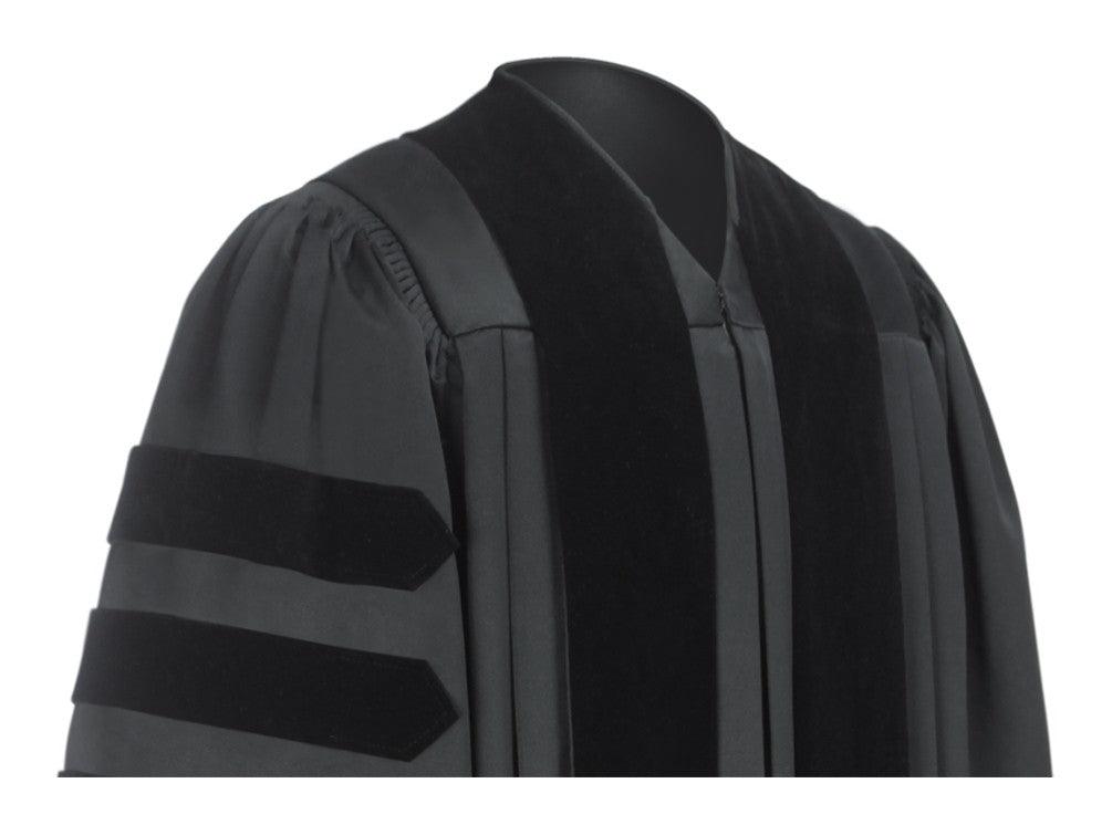 Deluxe Doctorate Gown - Graduation Gown and Cap