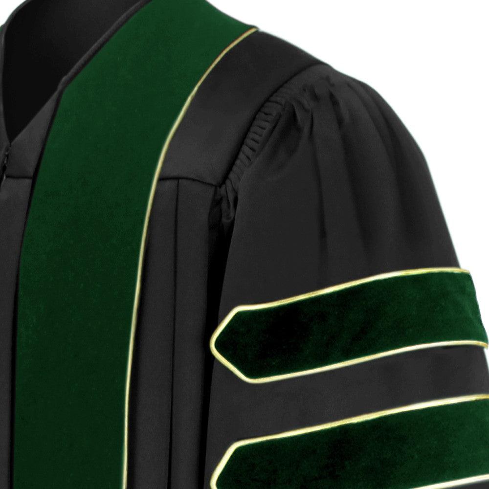 Doctor of Medicine Doctoral Gown - Academic Regalia - Graduation Gown and Cap