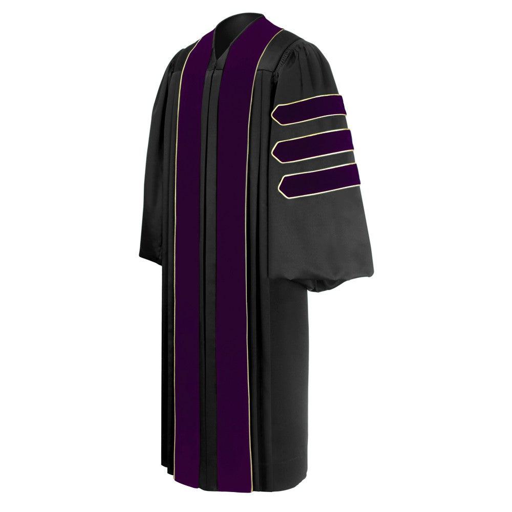 Doctor of Law Doctoral Gown - Academic Regalia - Graduation Gown and Cap