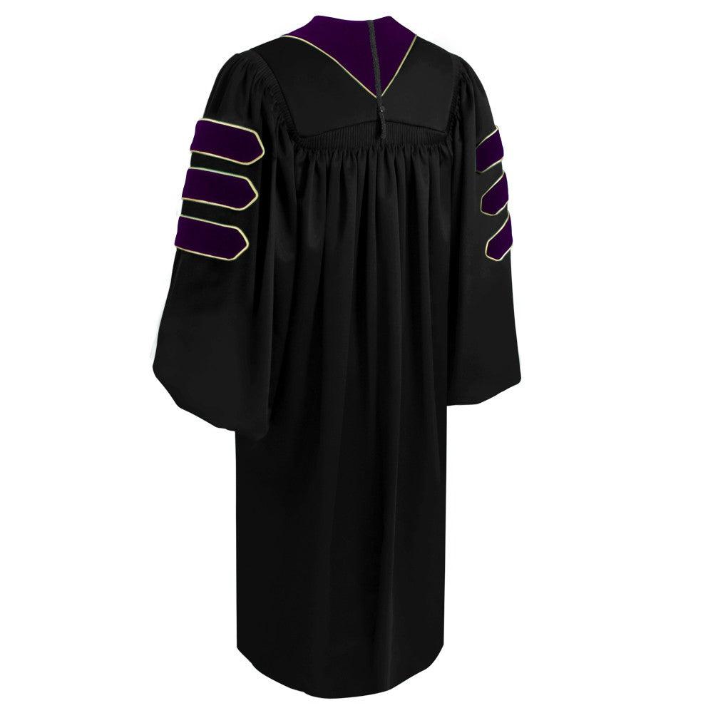 Doctor of Law Doctoral Gown - Academic Regalia - Graduation Gown and Cap