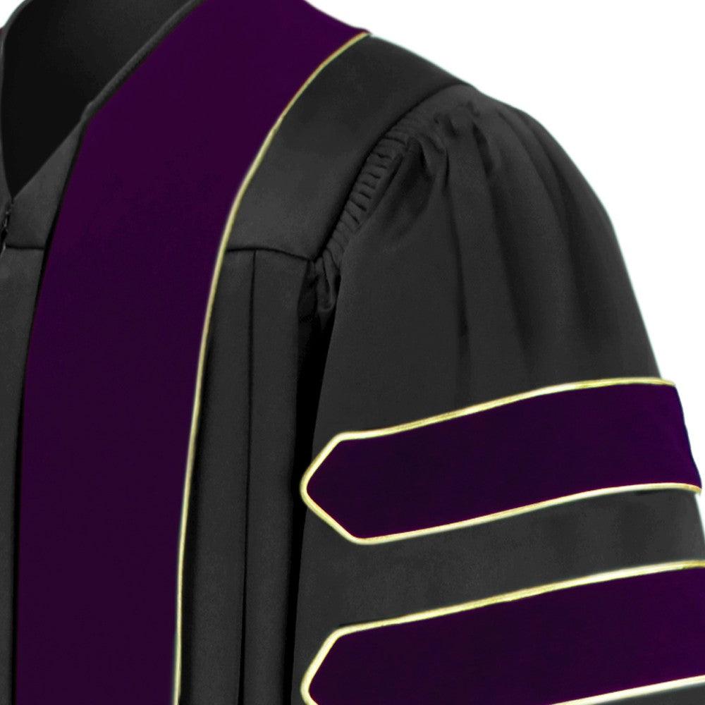 Doctor of Law Doctoral Gown - Academic Regalia - Graduation Gown and Cap