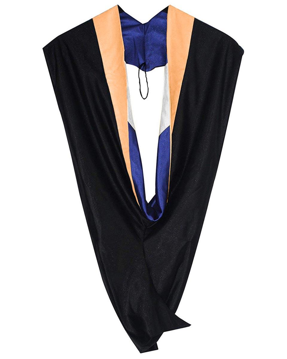 Deluxe Bachelor Hood - 15 Color Combinations Available - Graduation Gown and Cap