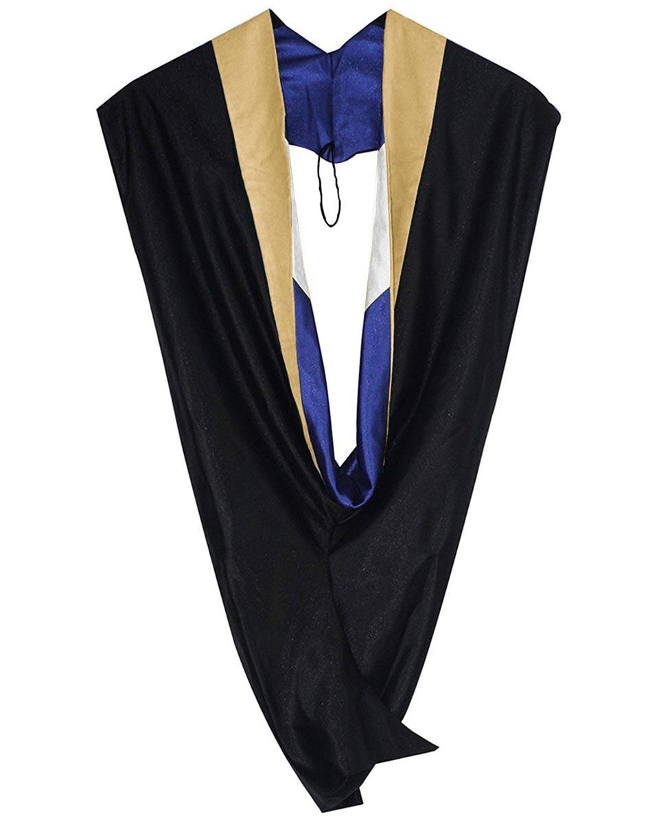 Deluxe Bachelor Hood - 15 Color Combinations Available - Graduation Gown and Cap