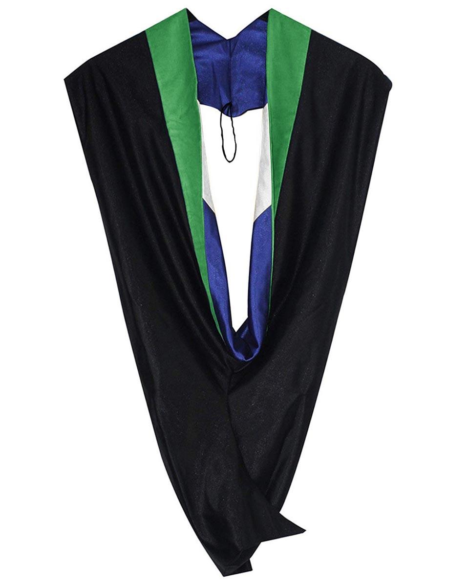 Deluxe Bachelor Hood - 15 Color Combinations Available - Graduation Gown and Cap
