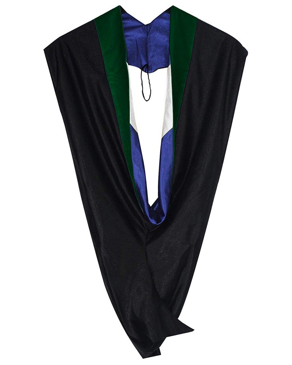 Deluxe Bachelor Hood - 15 Color Combinations Available - Graduation Gown and Cap