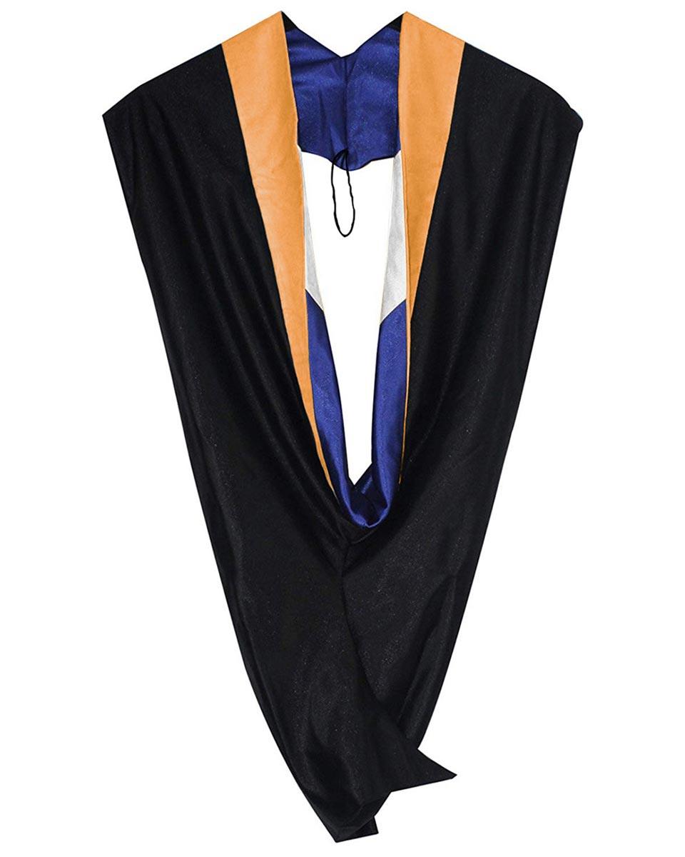 Deluxe Bachelor Hood - 15 Color Combinations Available - Graduation Gown and Cap