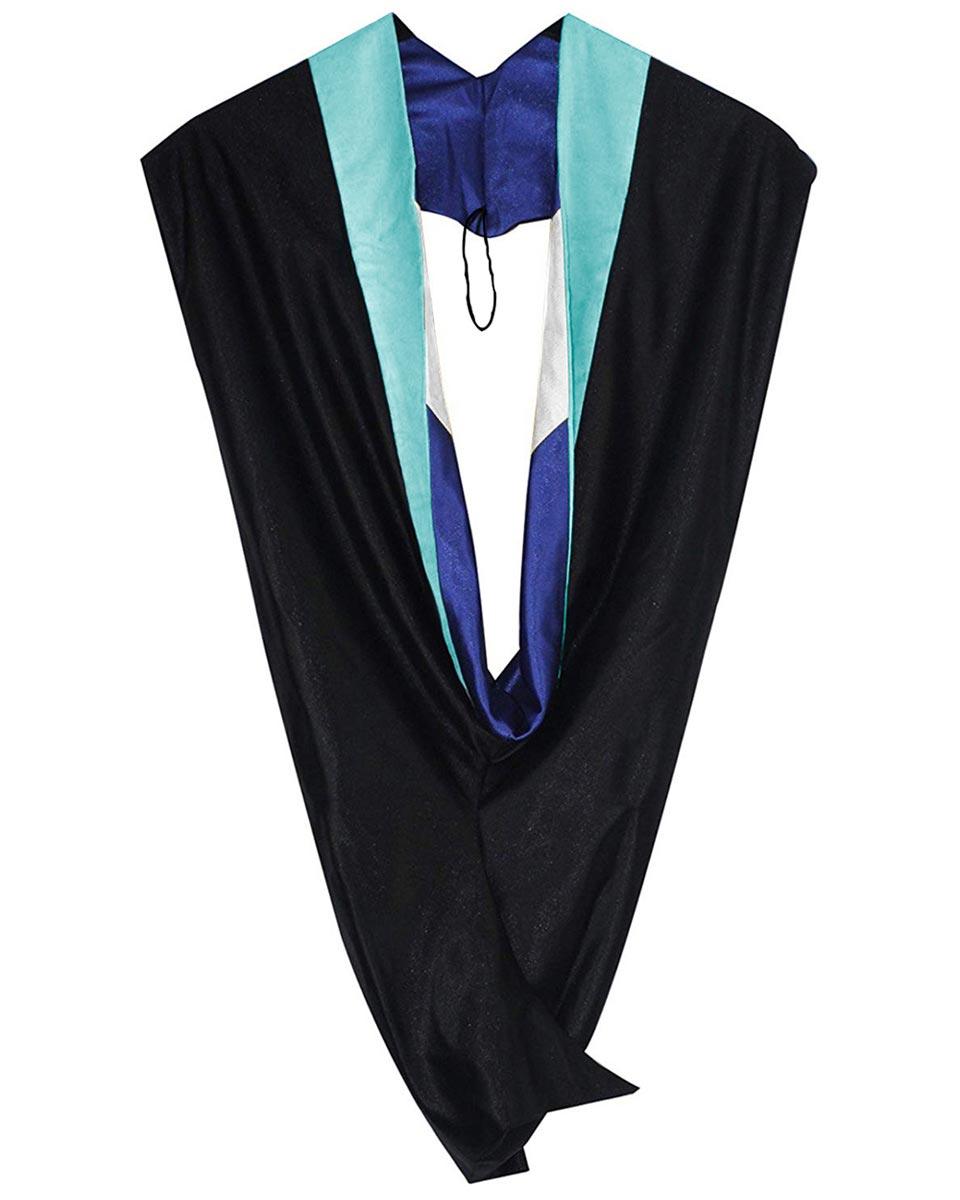 Deluxe Bachelor Hood - 15 Color Combinations Available - Graduation Gown and Cap