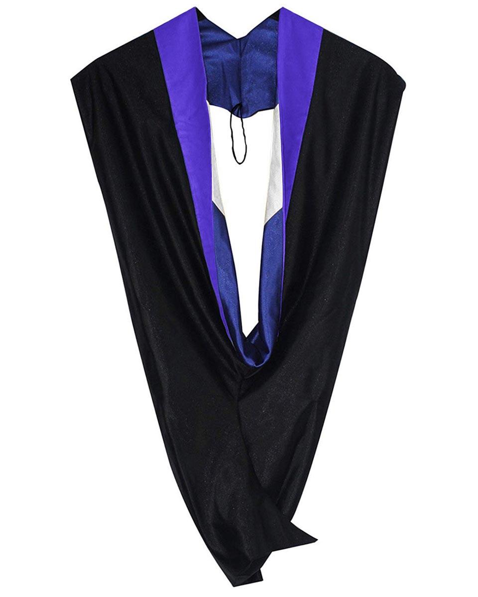 Deluxe Bachelor Hood - 15 Color Combinations Available - Graduation Gown and Cap