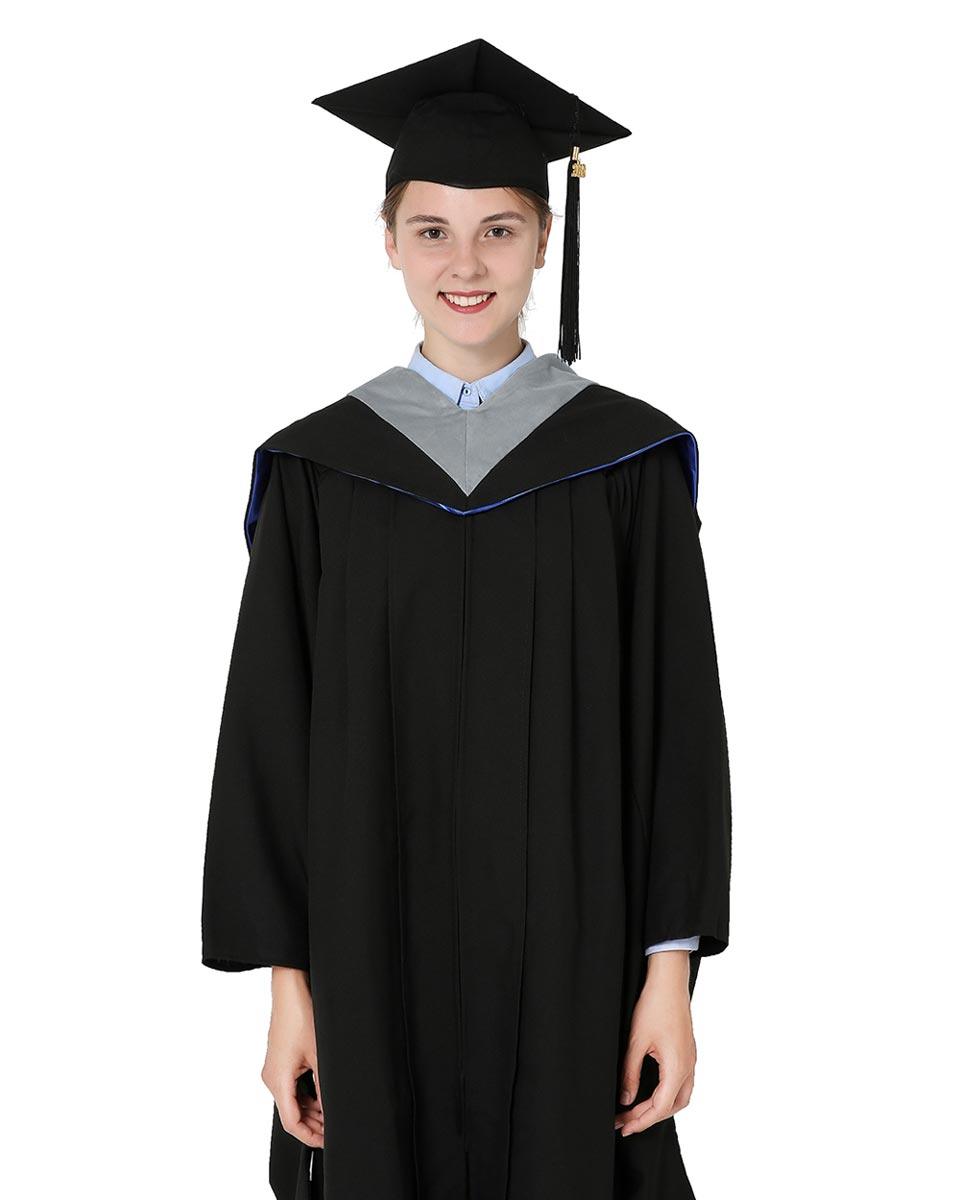 Deluxe Bachelor Hood - 15 Color Combinations Available - Graduation Gown and Cap