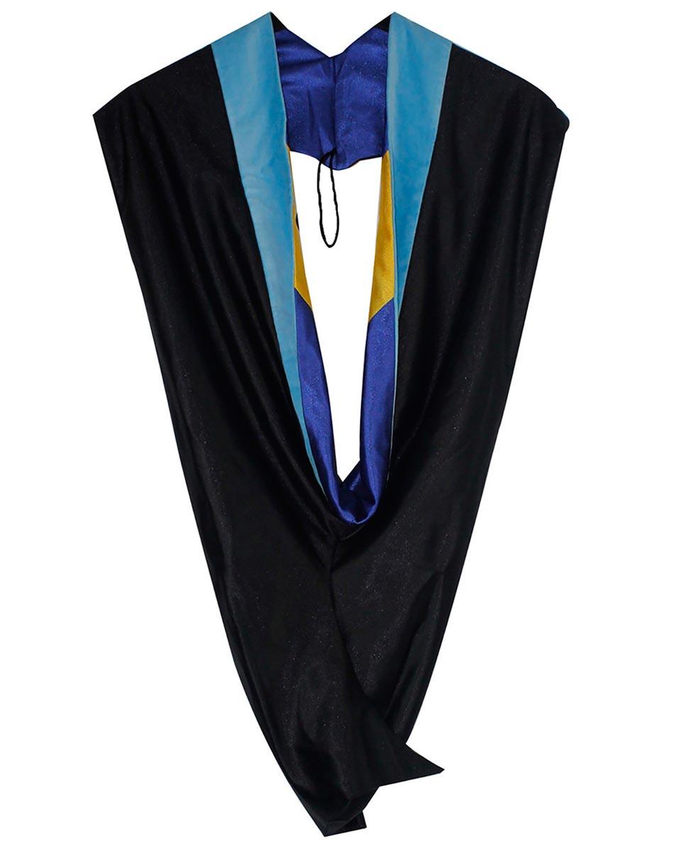 Deluxe Bachelor Hood - 15 Color Combinations Available - Graduation Gown and Cap