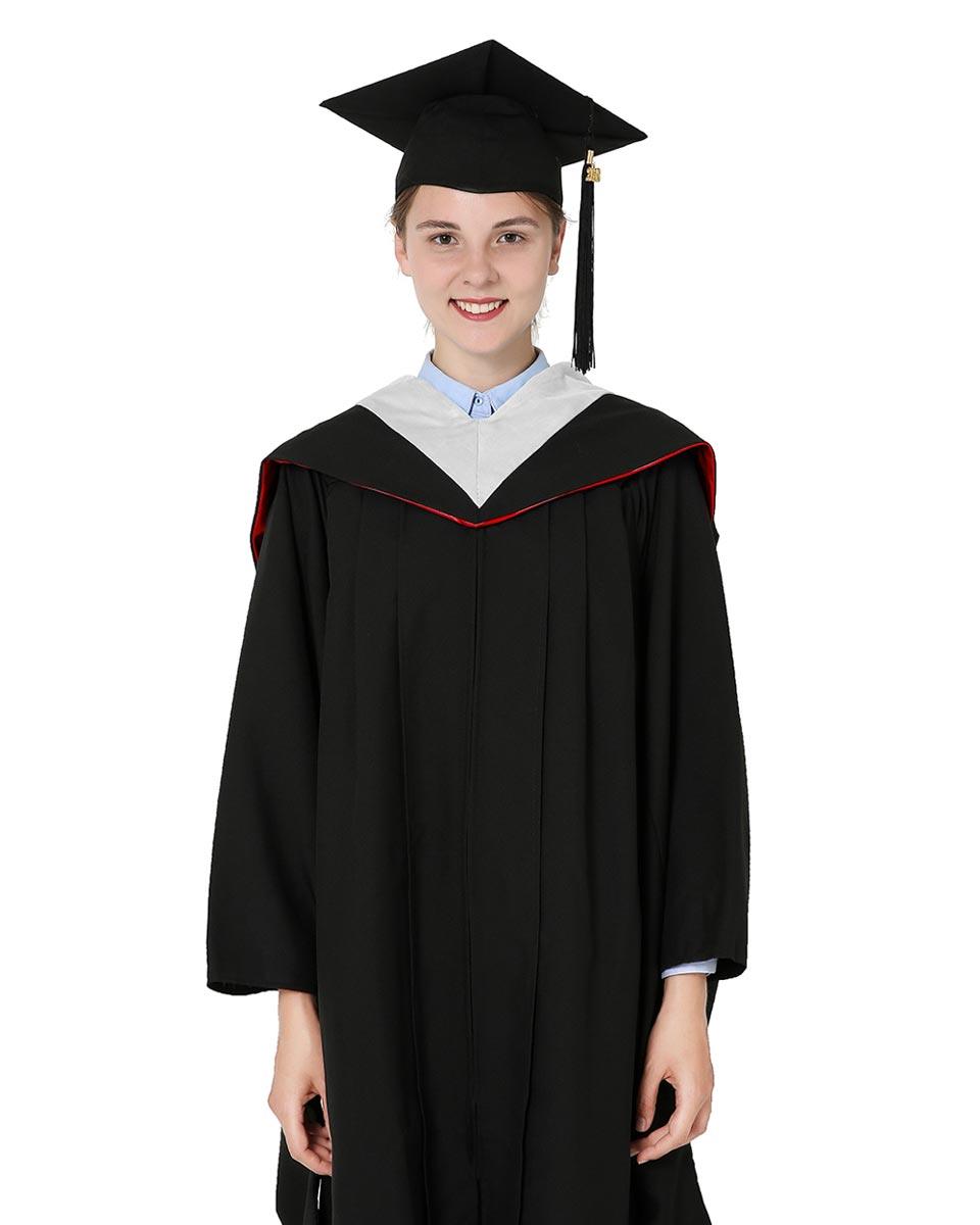 Deluxe Bachelor Hood - 15 Color Combinations Available - Graduation Gown and Cap