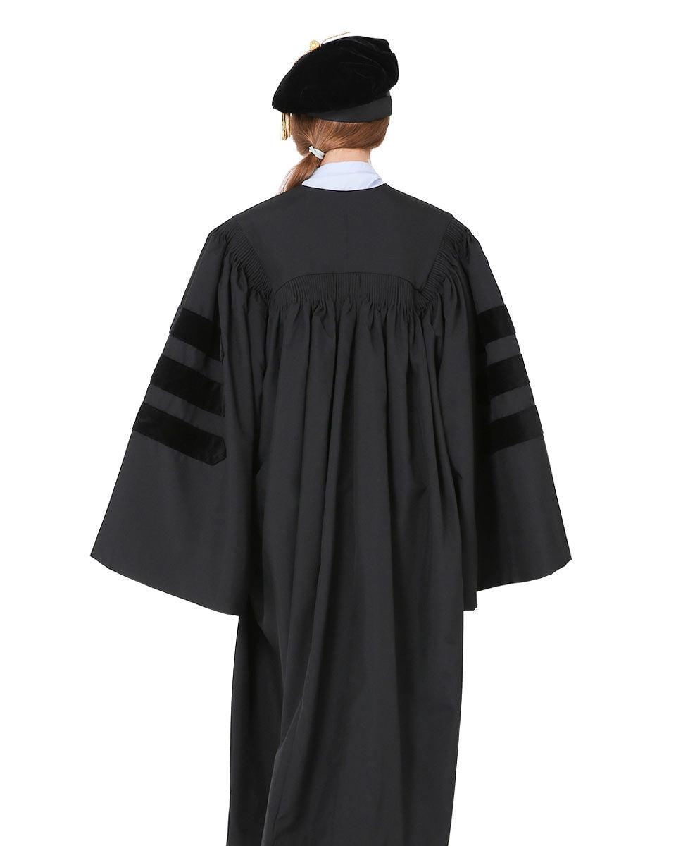Classic Doctoral Graduation Gown Tam Package - Graduation Gown and Cap