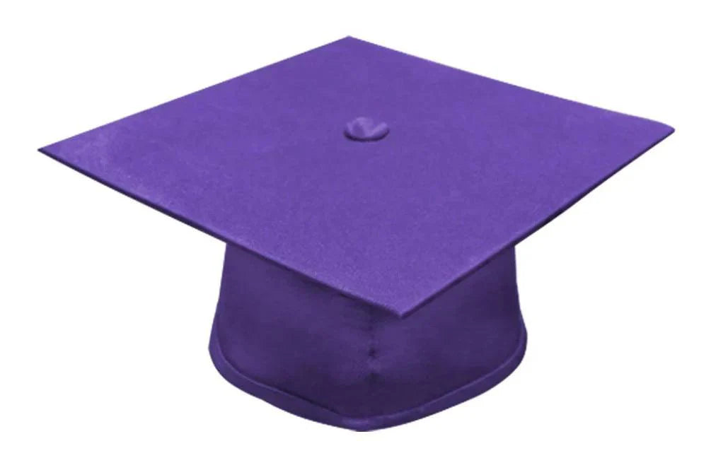 Matte Purple Kindergarten/Preschool Cap - Graduation Gown and Cap