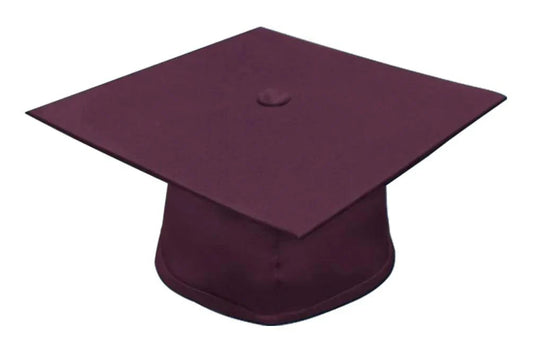 Matte Maroon Kindergarten/Preschool Cap - Graduation Gown and Cap