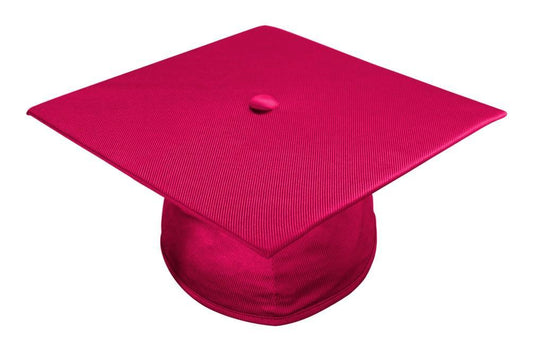 Shiny Red Junior High/Middle School Cap - Graduation Gown and Cap