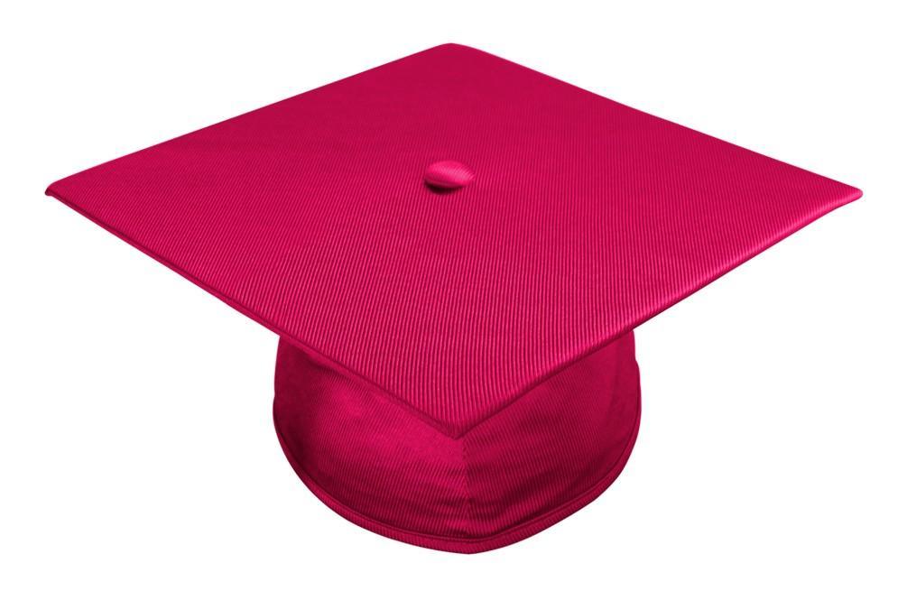 Shiny Red Elementary Cap - Graduation Gown and Cap