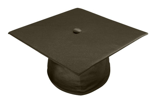 Shiny Brown Bachelors Graduation Cap - Graduation Gown and Cap