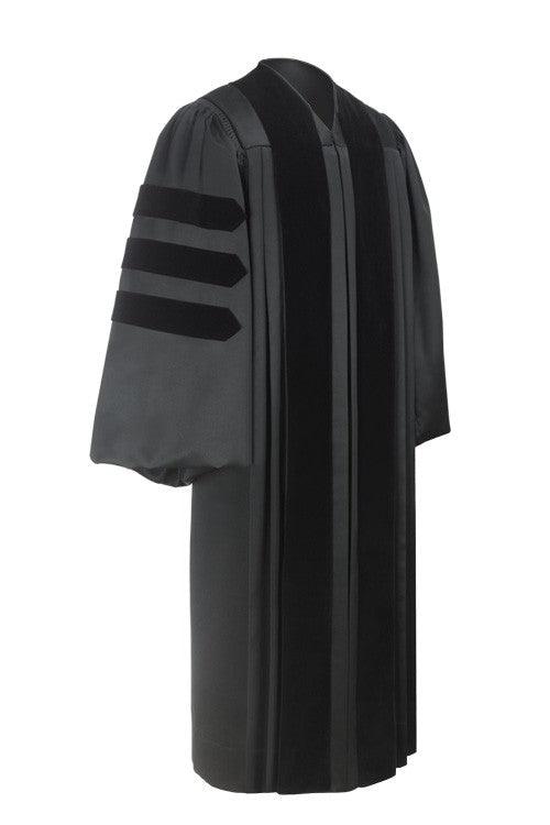 Deluxe Doctoral Academic Gown - Graduation Gown and Cap