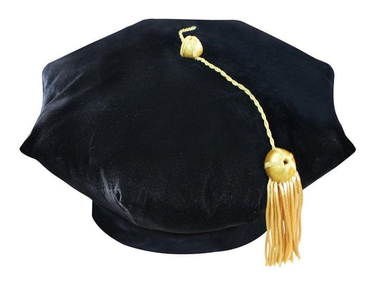 Deluxe Doctorate 8 Sided Tam - Graduation Gown and Cap