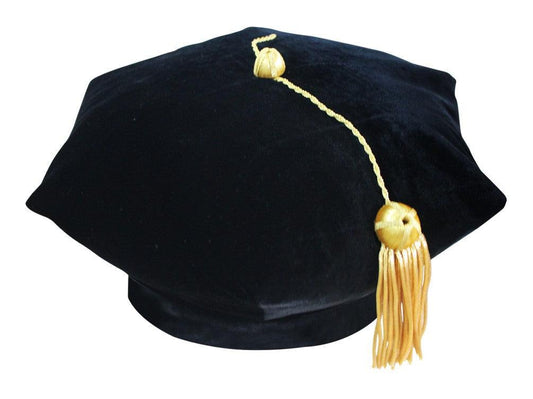 Deluxe Doctorate 6 Sided Tam - Graduation Gown and Cap