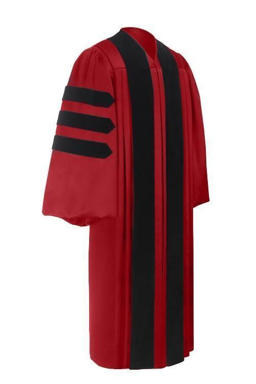 Classic Doctoral Graduation Gown - Graduation Gown and Cap
