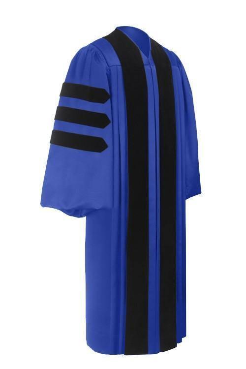 Classic Doctoral Graduation Gown - Graduation Gown and Cap