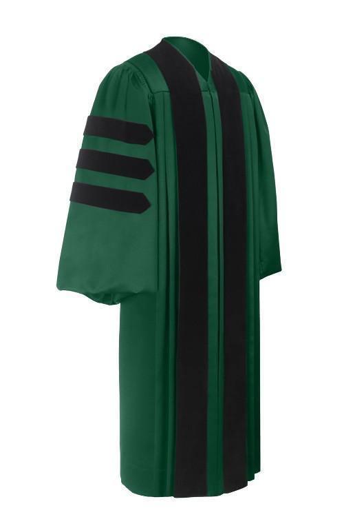 Classic Doctoral Graduation Gown - Graduation Gown and Cap