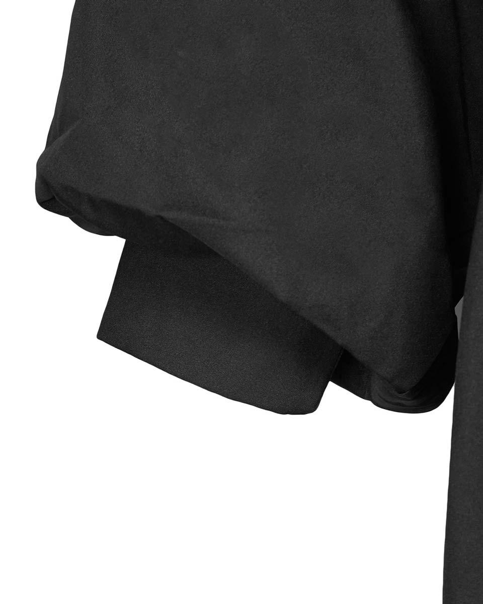 Deluxe Doctoral Gown Tam - Black Trim with Gold Piping - Graduation Gown and Cap