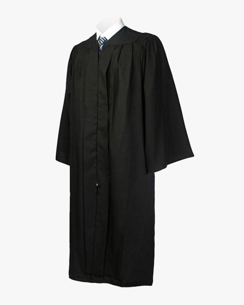Deluxe Fluted Bachelor Graduation Gown Cap Tassel Package - Graduation Gown and Cap