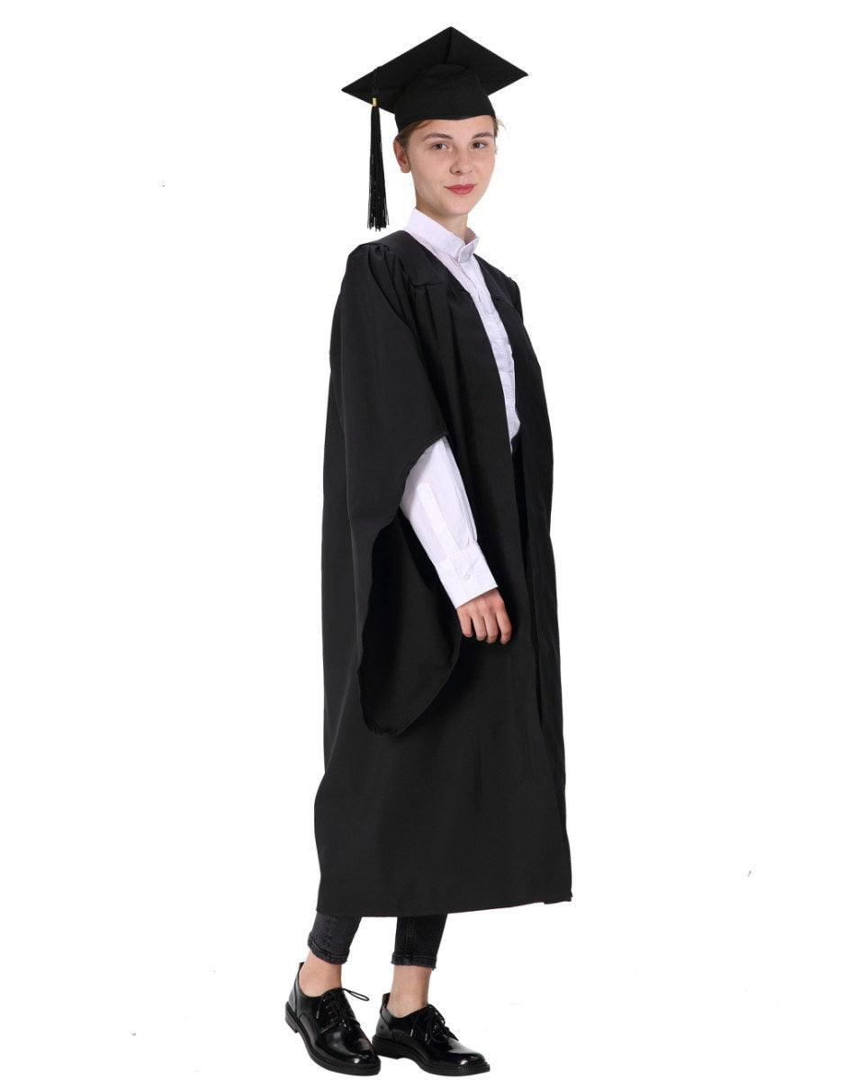 UK British Economy Bachelor Academic Cap & Gown - Graduation Gown and Cap