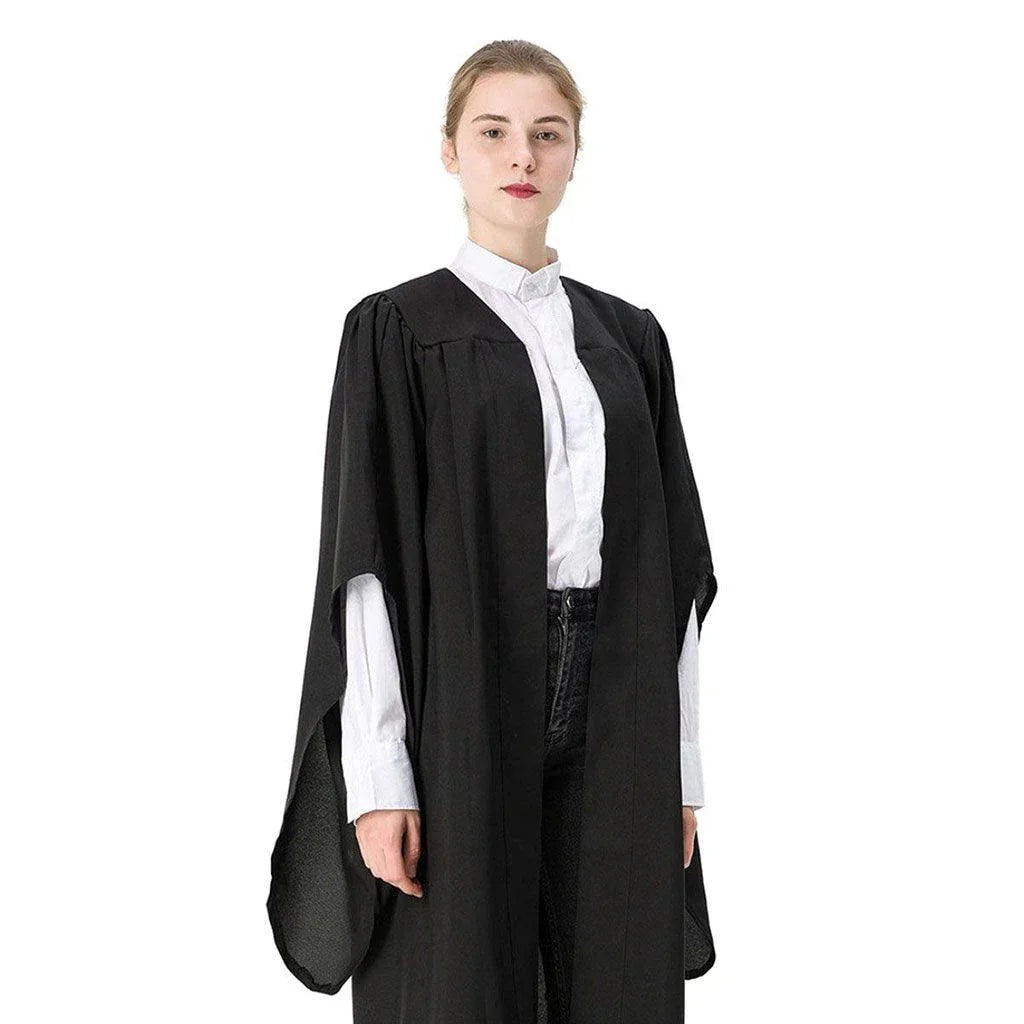 Classic British Bachelor's Degree Graduation Gown Uniform - Graduation Gown and Cap