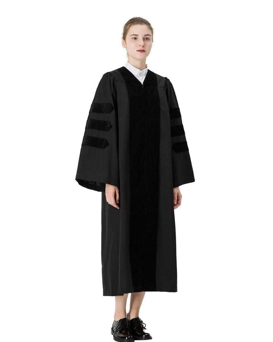 Economy Doctoral Graduation Gown Tam Package - Graduation Gown and Cap