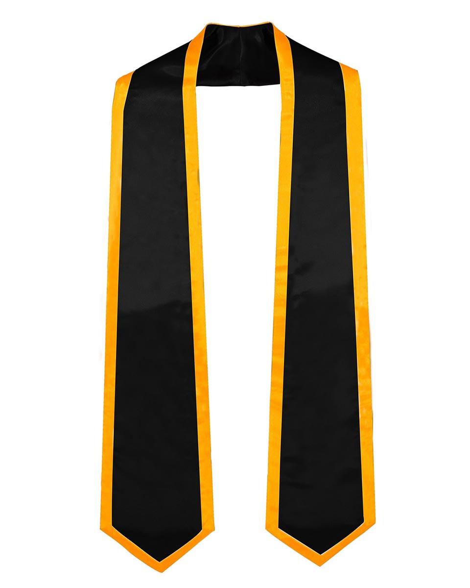 Graduation Stoles Classic End With Trim - 11 Colors Available - Graduation Gown and Cap