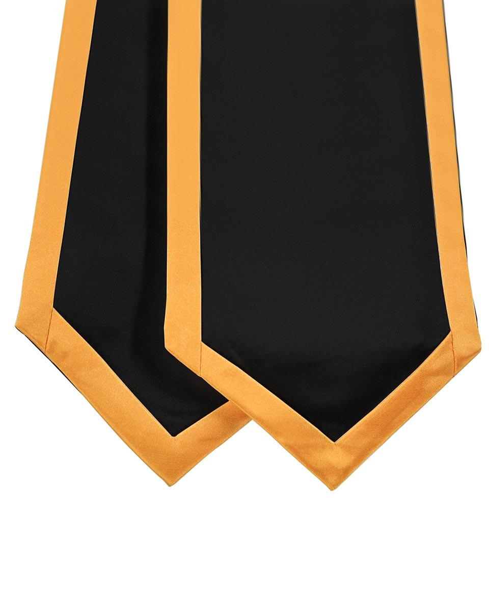 Graduation Stoles Classic End With Trim - 11 Colors Available - Graduation Gown and Cap