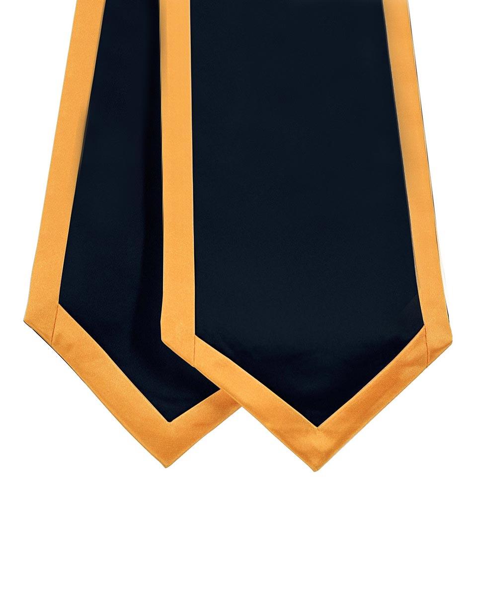 Graduation Stoles Classic End With Trim - 11 Colors Available - Graduation Gown and Cap