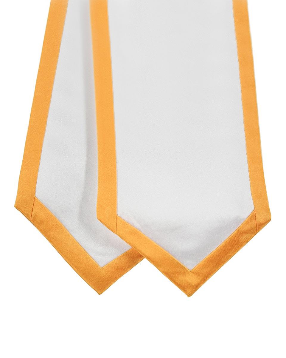 Graduation Stoles Classic End With Trim - 11 Colors Available - Graduation Gown and Cap