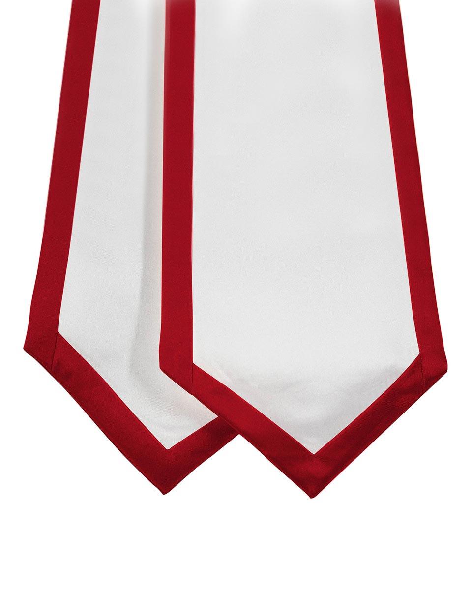Graduation Stoles Classic End With Trim - 11 Colors Available - Graduation Gown and Cap