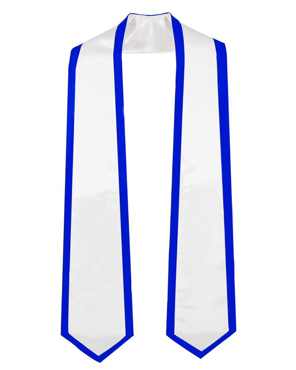 Graduation Stoles Classic End With Trim - 11 Colors Available - Graduation Gown and Cap